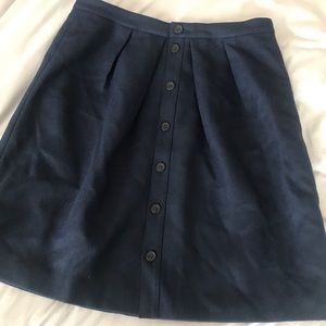 j.crew wool a-line midi skirt